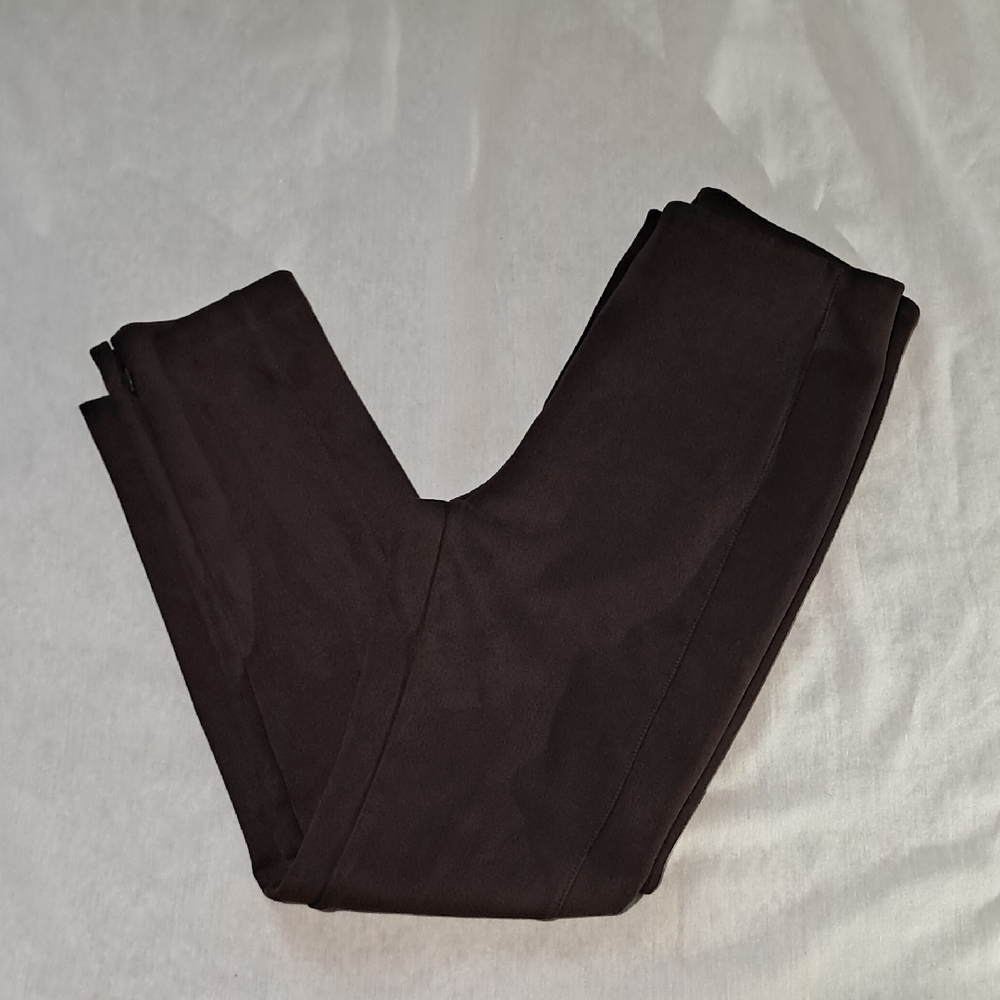 Ann Taylor Faux Suede Dress Pant. Brown. Size 6.‎